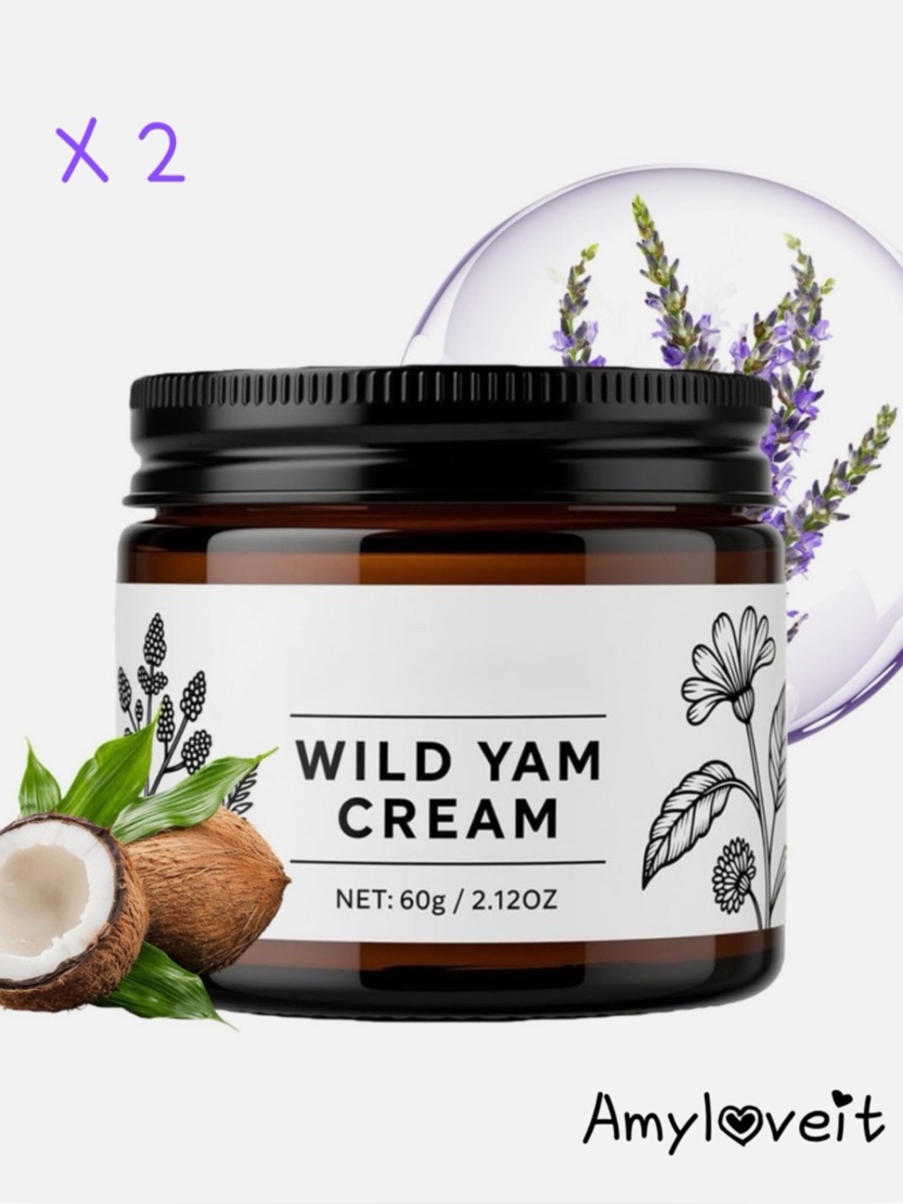 Wilderglow Wild Yam Cream Moisturizing Body Cream With Vitamin E Aloe Vera #13